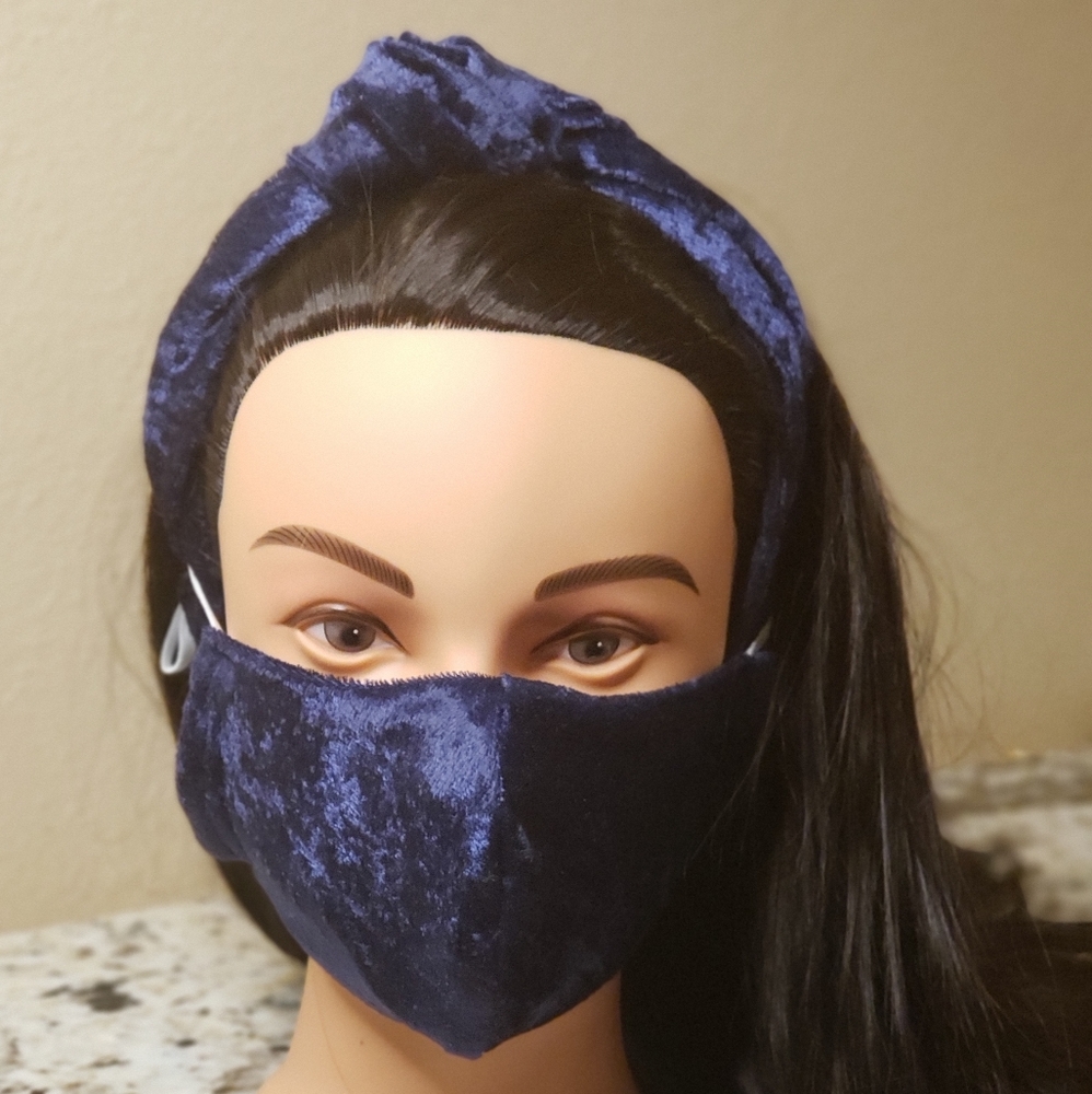 Headband and face mask set